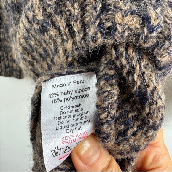Aymara baby alpaca blend kids Cozy Knit Sweater NWT - Picture 9 of 10